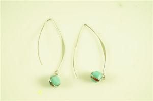 French Wire with Turquoise Earring
