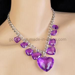 Necklace with Purple Heart (GD-AC171)
