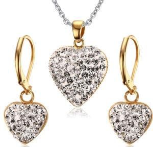 Eye in Sky Jewelry Fashion Stainless Steel Jewelry Set Factory Wholesale (Necklace + Earrings)