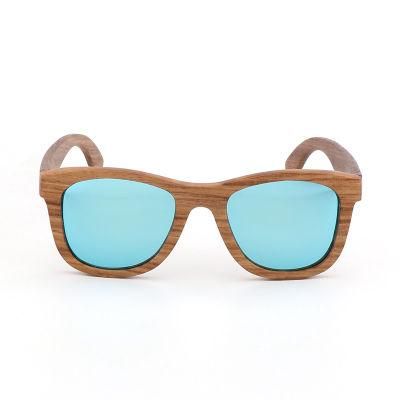 Classic Design Bamboo and Wooden Frame Tac Mirror Sunglasses