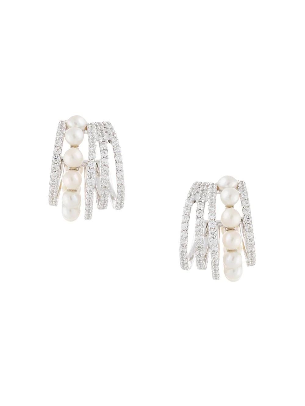 Geometric Multi-Layer Arc Fashion Temperament Earrings Jewelry
