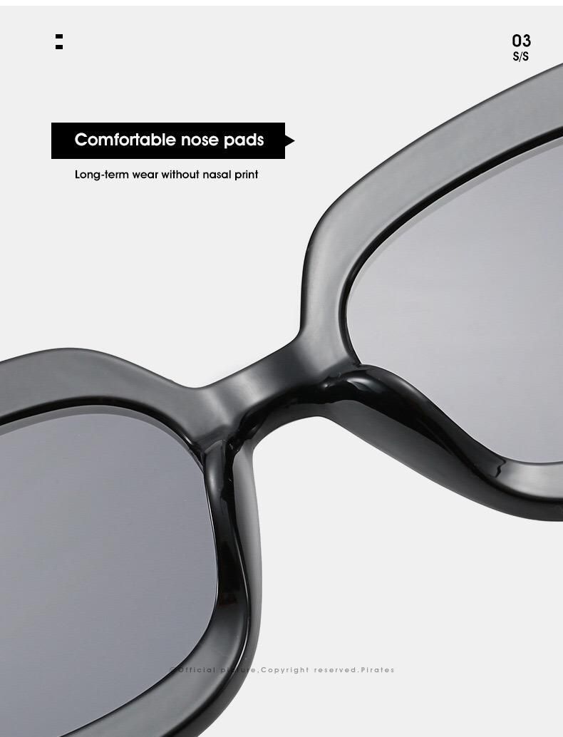 2021 Wholesale Fashion Square Oversized Unisex Sunglasses