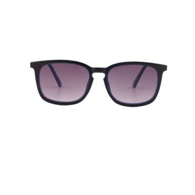 2019 Factory Directly Color Spray Sunglasses with Metal Temple