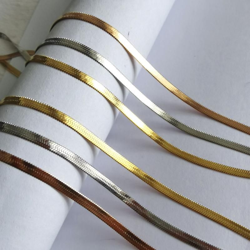 Herringbone Chain Necklace Bracelet for Jewelry Design Craft DIY