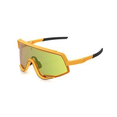 High Quality Tr90 Outdoor Sports Fashion Men Women Sunglasses Polarized Protection Cycling Riding Big Frame Glasses