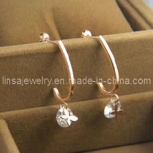 Charm Butterfly Design Stainless Steel Earrings (SE028)