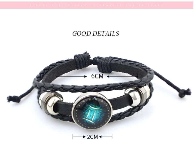 Top Selling Horoscop High Quality Personality Weaving Bracelet