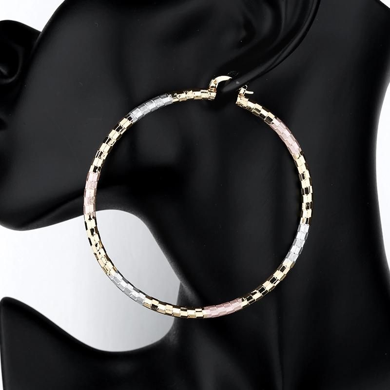 2020 Fashion Custom Joyeria Simple 18K Gold Plated Hoop Earring Designs Jewelry for Woman