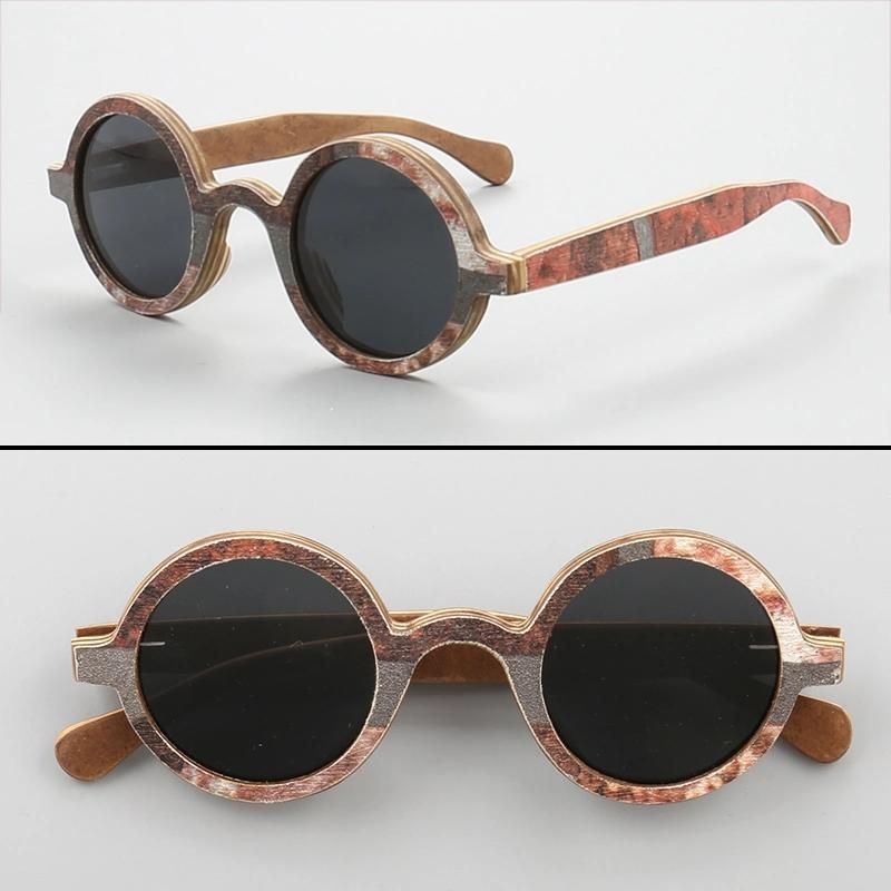 Wood Wooden Sunglasses with Mirror Lens New Top Wooden Eyeglasses