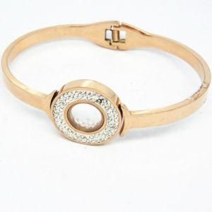 Fashion Rose Gold Plating Stainless Steel Bracelet (BC4297)