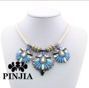 Wholesale Acrylic Chunky Crystal Fashion Necklace Jewelry