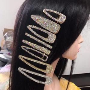 Hot Sale Women Hair Clips Bobby Pins Fashion Rhinestone Hairgril Accessories for Women Barrette Hairclip Hairpin