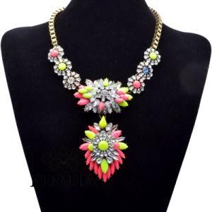 Acrylic Flower Imitation Jewelry Beaded Necklace