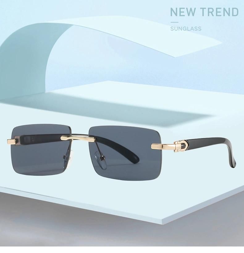 Sunglasses Colorful Gradient Color Ocean Sheet Sunglasses Square Glasses