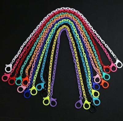 Kids Candy Color Beaded Children&prime; S Eyeglasses Chains Maskes Necklace Holder Beaded Masking Lanyard Strap Face Masks Glasses Chain