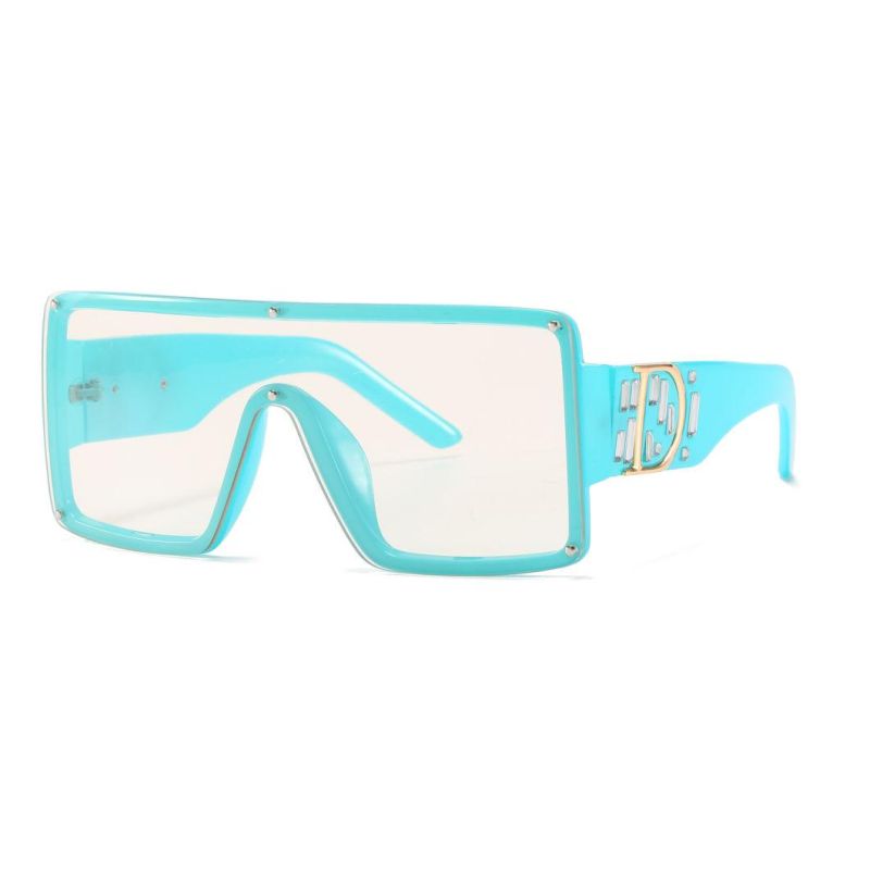 2020 No MOQ Oversized One Piece Women Fashion Sunglasses