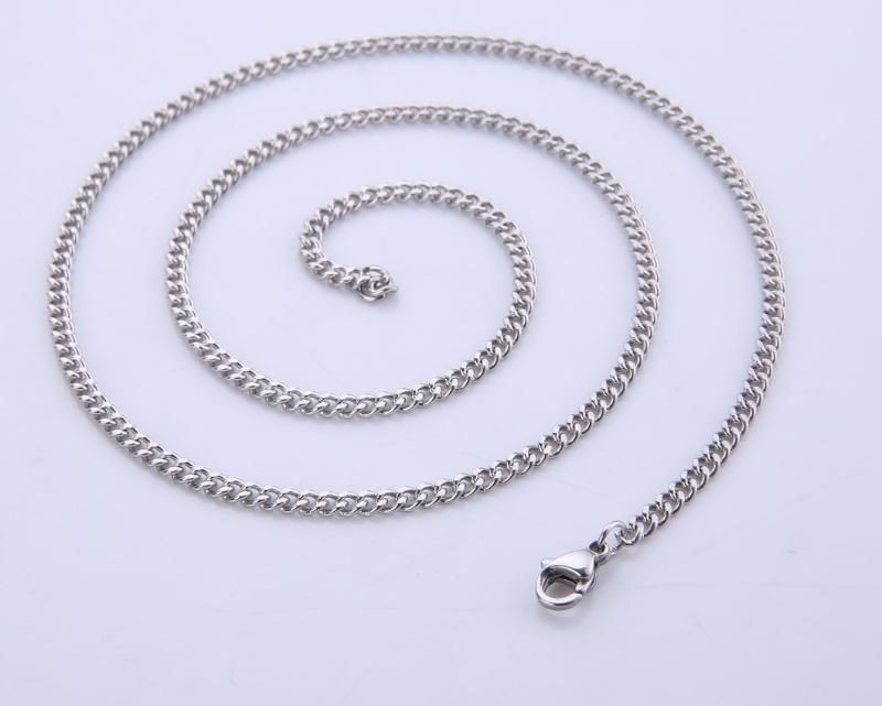 Fashion Hip Hop Necklace Curb Chain for Handcraft Jewelry Design