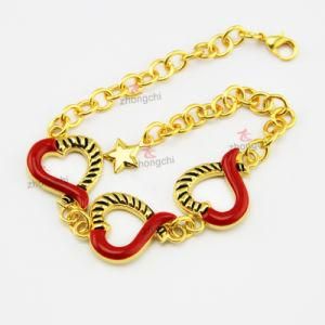 Wholesale Alloy Custom Heart Charms Bracelets (CCB50805)