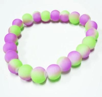 Change Color Frosted Glass Beads