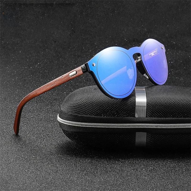 New Anti-Wood Grain Plastic Frame Wood Legs Wood Sunglasses Sg3009