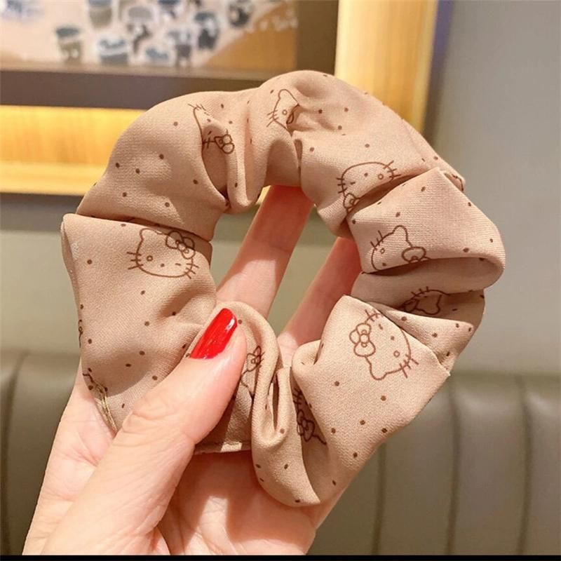 Factory Cute Teddy Bear Cat Scrunchies Hair Bands