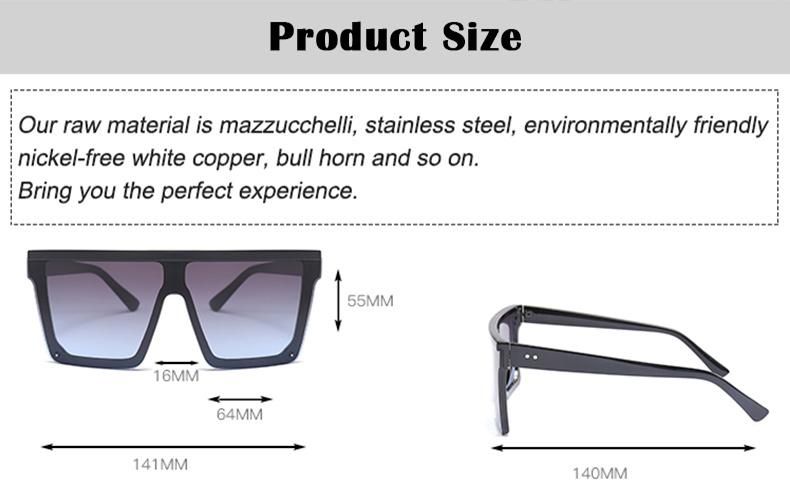 Top Flat Square Ready Sunglasses