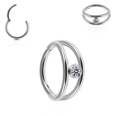 ASTM F136 Titanium Nose Ring Hoop Septum Nostril Body Piercing Jewelry