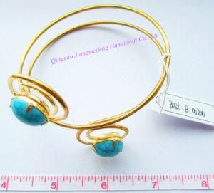 Gold Plated Wholesale Color Stone Chain Bracelets