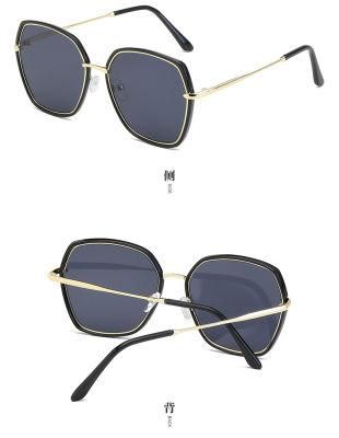 High Quality New Fashion Sun Glasses International Brand Designer Eyewear Big Square Oversized Women Sunglasses