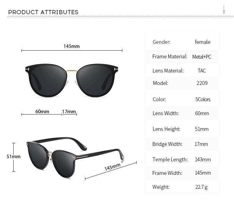 2021 UV400 New Arrivals Fashion Designer Square Frame Trendy Women Plastic Combination Polarized Sunglasses