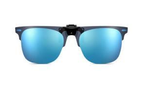UV400 Polarized Clip on Sunglasses with Tac One Piece Lens for Fishing Man or Woman Model J3173-B