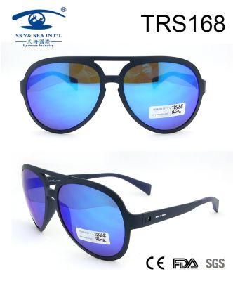 Popular Designer Best Seller Style Frame Tr90 Sunglasses (TRS168)