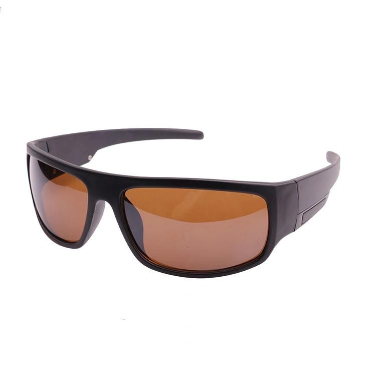 2019 Wrapped Sports Sunglasses with Metal Decoration