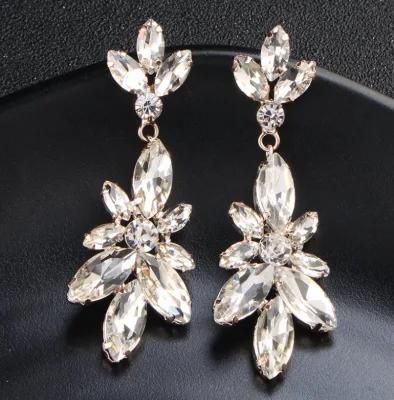Bridal Wedding Crystal Earring Jewelry