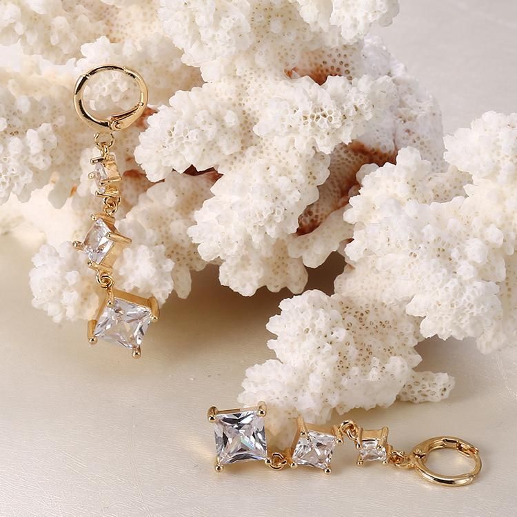 HD 2020 Fashion Luxury Hot Sale 18K Gold Plated Drop Earring for Women