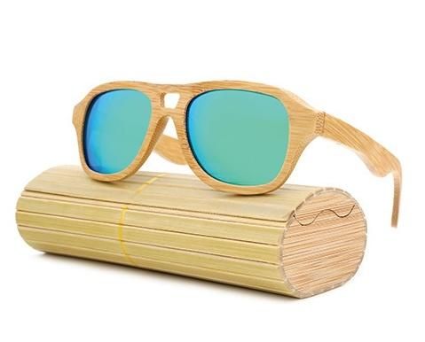 100% UV Protection Man Woman Wooden & Bamboo Sunglasses