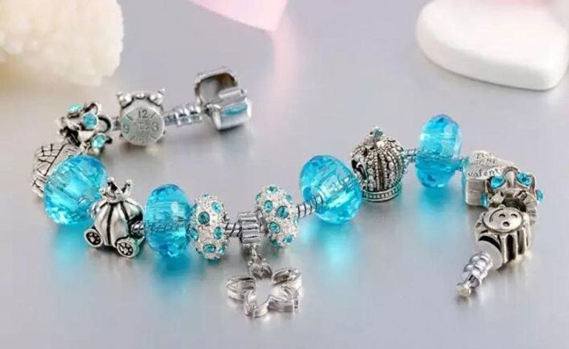 European Bead Bracelet Female Beach Charms Bracelet