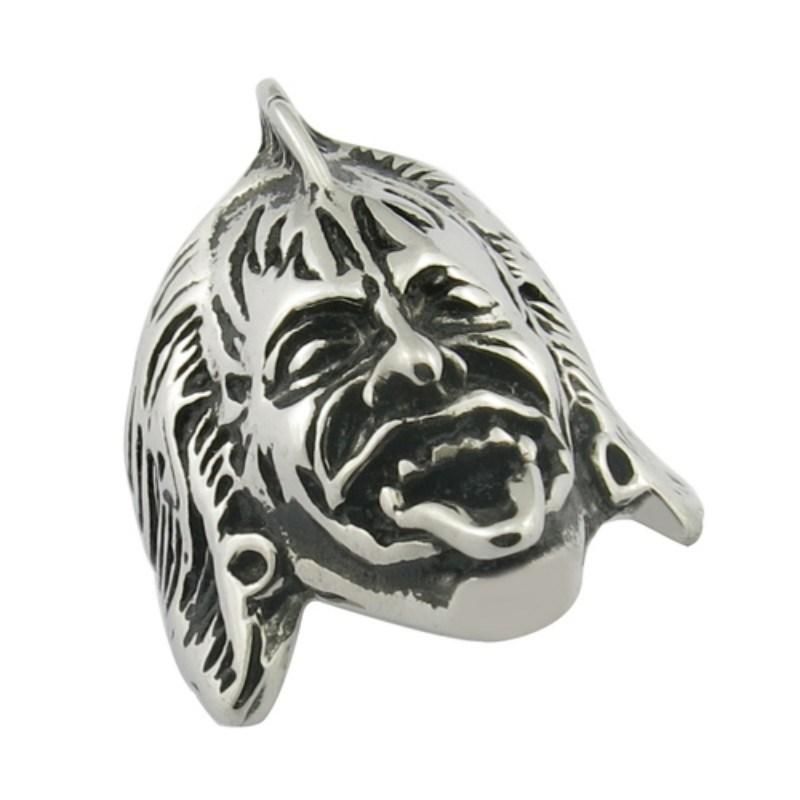 Men Skull Biker Ring Fashion Jewelry