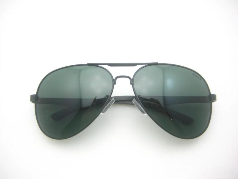Classic Hinge Designe Man Fashion Metal Sunglasses