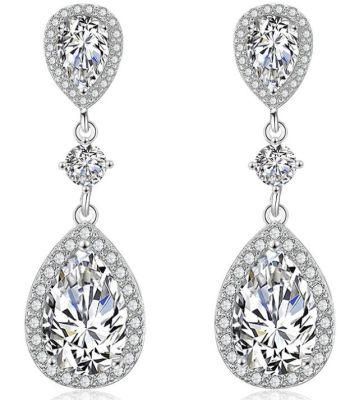 Bridal Earring, Wedding Earring, CZ Earring, Bridal Wedding Jewelry