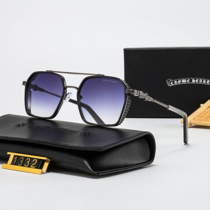 Fashionable Cheap Unisex UV400 Vintage Shade Plastic Crow Heart Sunglasses