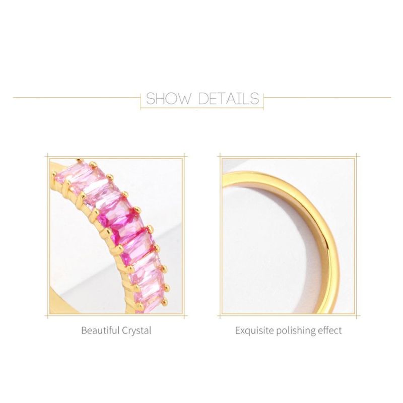 Brass Ring with Multi Color Fashion Ring Fashion Jewelry