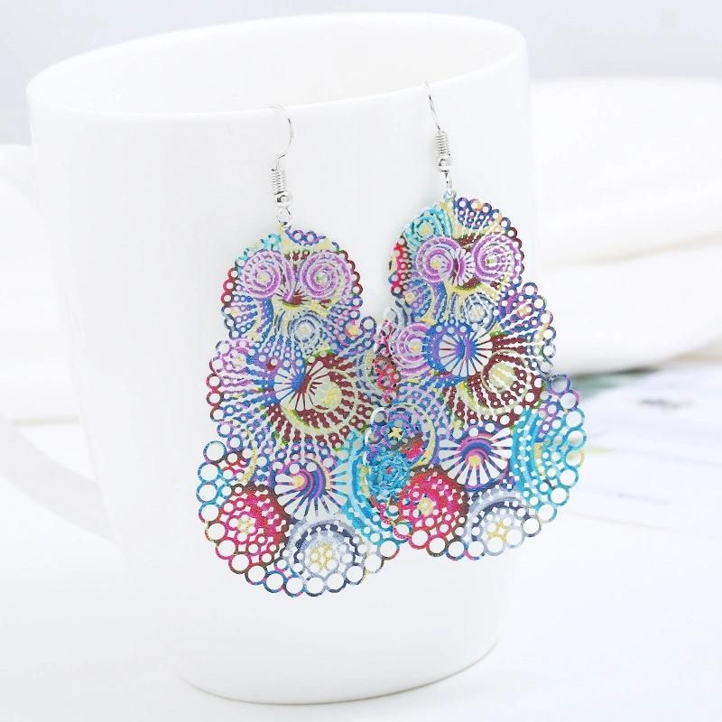 Wholesale Fashion Colorful Earrings Layered Designs for Women