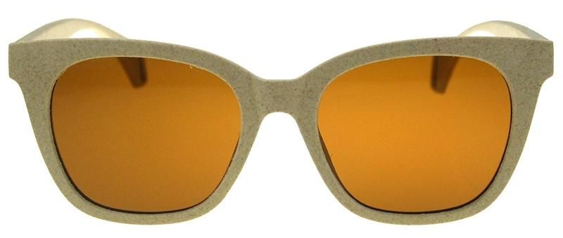 Eco Friendly Wheatstraw Compostable Sunglasses Wheat Straw Sun Glasses