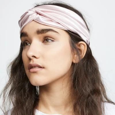 100% Silk Headband Hair Hoop Twist Silk Headwrap Hair Band for Women