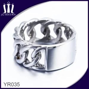 New Style Men&prime;s Stainless Steel Chain Ring
