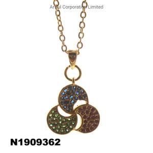 Hot Sale Multi-Color Silver Necklace