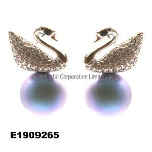 Wholesale Factory Price Fashion Jewelry with Crystal Pearls Earrings