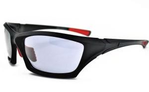 Tr90 Black Frame and Temples Sports Series Sunglasses with FDA Certification-16303