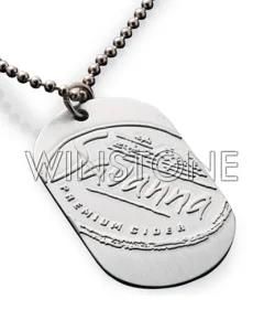 Embossed Logo Dog Tag